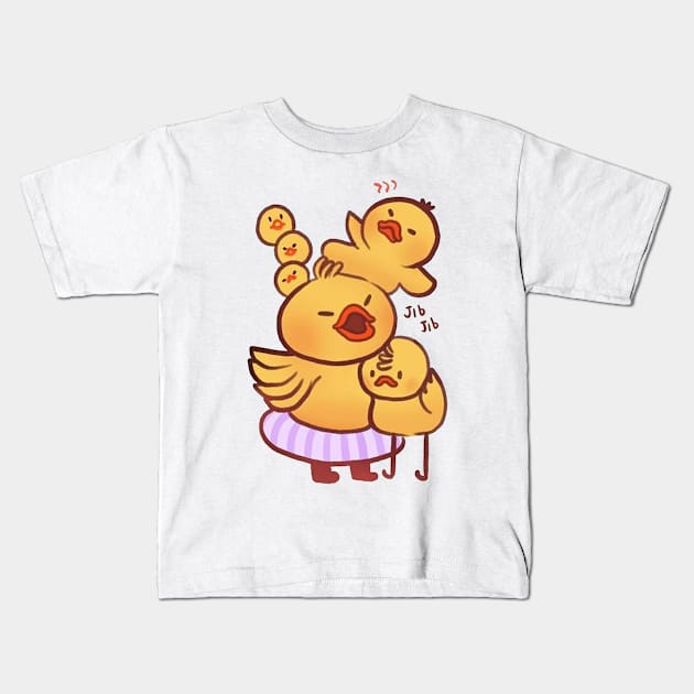 So cute those chickens Kids T-Shirt by bosssirapob63